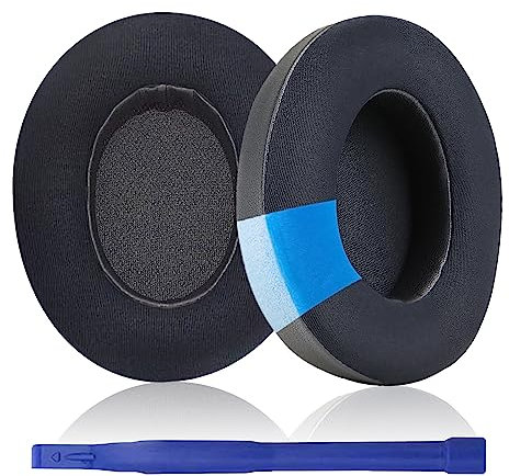 Aiivioll Replacement Cooling Gel Earpads Ear Cushions Pads Muffs Compatible with Beats by Dr.Dre Studio 2 Studio 3 B0500 B0501 Wired Wireless Over-Ear Headphones,with Acoustic Foam (Black)