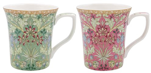 LEONARDO Boxed Set of 2 Mugs William Morris Hyacinth Design