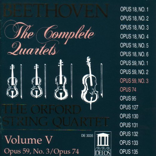 Beethoven: The Complete Quartets, Vol. 5, Op. 59, no.3/Opus 74