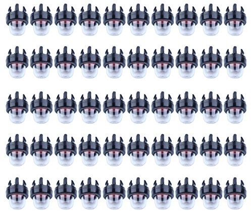 HAISHINE 50 stücke Snap In Primer Birne Pumpe Kit Für Walbro Homeliter Stil Ryobi Echo McCulloch Poulan Kettensägen Gebläse Trimmer Rasenmäher