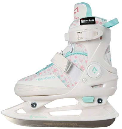 TECNOPRO Unisex-Kinder Flash ADJ. Feldhockeyschuhe, Weiß (White/Turquoise/Pink 900)