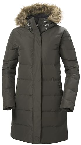 Helly Hansen Womens W Aden Down Parka, Beluga, M