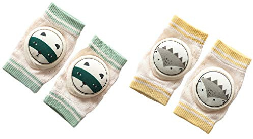 XINQIAO 2 pares de rodilleras antideslizantes para bebé C-2 pares Talla única