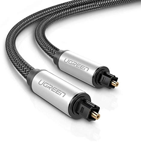 Cavo Ottico Toslink AC108 UGreen Telato 1,5 mt Grigio