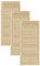 Lamellentüren Holz 3er Pack 494x1100 mm | Holztür aus massiver Kiefer mit fühlbarer Struktur | Möbelfronten für kreative Renovierung | Lamellentür für Schrank oder Garderobe | Natur
