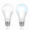 SCNNC LED Lampe mit Tageslichtsensor E27 12W, 1200LM Kaltweiß 6000K, Ersetzt 100-120Watt, Automatisch Ein/Aus LED Glühbirne E27 mit Dämmerungssensor für Korridor Garten Patio Veranda, 2 Stück