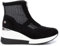 XTI - Zapatilla Mujer Negro - Calzado Cómodo y Versátil - Moda casual - Modelo 14104302 (Talla 37)