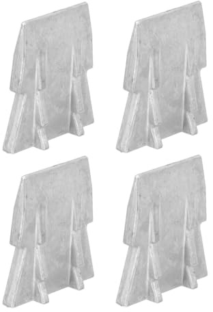 Yardwe Lot De 4 Coins en Fer pour Marteau Et Hache Outil De Fixation Renforçant pour Travail du Bois Et Bricolage 1 Pouce X 0.87 Pouce