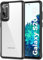 HOOMIL Cover per Samsung Galaxy S20 FE 5G/4G, Custodia Anti-Ingiallimento, Antiurto e Anti-Graffi, Retro Rigida Trasparente - Nero