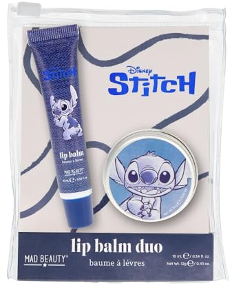 MAD BEAUTY - Stitch Lippenbalsam mit Blaubeere Disney Stitch Denim Duo