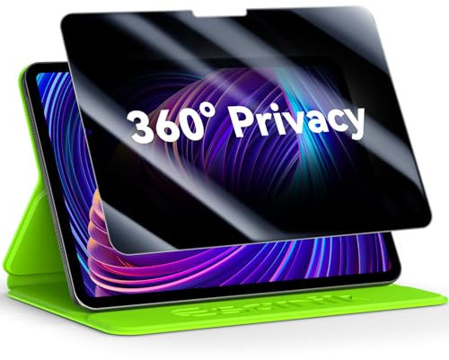 Esanik Protezione privacy a 360° per iPad Pro 11 pollici, M4 2024, protezione privacy per iPad Pro 11, 4 vie