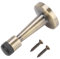 Haosie Brass Door Stop, Door Stoppers for Skirtings, Brushed Brass Door Stop, Door Holder Stop Bumper for Home Hotel Office Public Places (Alloy Door top Green Ancient Small Blister)