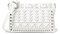 Desigual Damen Bols_Azabache Durban Umhängetasche Weiß (Blanco)