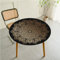 FANSU Runde Tischdecke Garten Abwaschbar, 3D Motiv Serie Polyester Fleckschutz Tischdecken Größe wählbar für Gartentisch, Outdoor in Kiche, Haushalt & Wohnen (Schwarzer Bohemian,100cm)