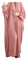 BAINA Damen Muslim Roben Einfarbig Lose Muslimisches Kleid Mit Kapuze Islamische Gebetskleidung Fledermaus Ärmel Langarm Türkische Robe Turban für Ethnische, Braut, Abend, Rosa, Einheitsgröße