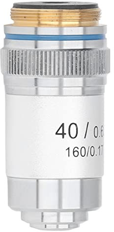 40/0.65 40X Achromatic Microscope Lens High Magnification Lens Coating Auto Reflection for Biological Microscope: