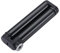 BBB Cycling DoubleShot Mini-Fahrradpumpe I 120 mm Faltbare Fahrradpumpe I 35 cc Fahrradpumpe Presta Ventil I Schlauchlose Fahrradpumpe I BMP-102, Schwarz