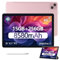 DOOGEE T10 Pro Tablet 10.1 Inch, 15GB RAM + 256GB ROM (1TB TF), T606, Dual 4G LTE Android Tablets, 8580mAh Battery/18W, 13MP+8MP, Widevine L1 /3.5mm -Jack/WiFi 6 /BT 5.0 / TÜV/GPS Tablet, Pink