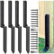Heavy Duty Steel Fence Post Repair Stakes - 4 Pack Ground Spike for Tilted or Broken Wooden Fence Posts, Durable Garden Fencing Solution
