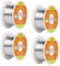 Flintronic 4 Rolls Filo per Saldature, 0.6mm/0.8mm/1.0mm 50g, Filo di Saldatura, Sn63%, Filo Saldatura a Nucleo di Colofonia, per Saldatura Elettrica Riparazione, Saldatura Elettrica, Fai da te