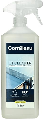 CORNILLEAU Reiniger für Tischtennisplatten - Indoor & Outdoor - TT Sprüreiniger - 99% natürliche Inhaltsstoffe - 750 ml