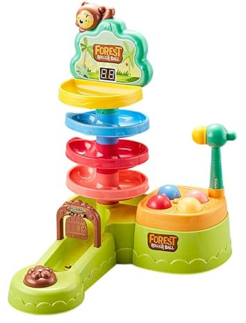 Nkmujil Early Developmental Hammer Toys, Kids Hammering Ball Learning Station, Creative Pounding Activities For 3-6 Years, (1 Set), Perfect For Son, Daughter, And Preschool Learning