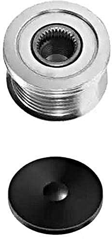 HELLA 9XU 358 038-521 Alternator Freewheel Clutch - Thread Size: M16x1,5 - Number of grooves: 6 - with cap