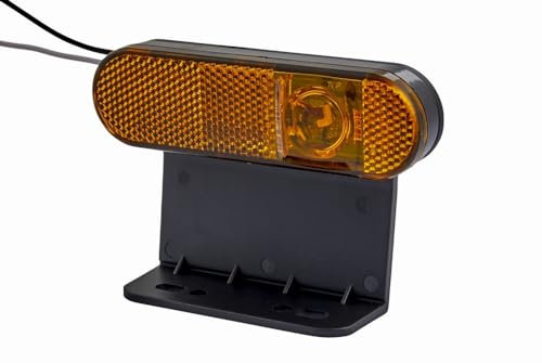 HELLA 2PS 329 060-101 Seitenmarkierungsleuchte - Begrenzungsleuchte - Anhänger - Wohnwagen - LED - 24V - Schraubanschluss/Anbau - ECE - Kabel: 100mm - links/rechts - Menge: 1