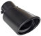 Auspuffblende CARTUNER 453 Edelstahl schwarz • 65x85mm • Endrohr Auspuff Blende Sportauspuff