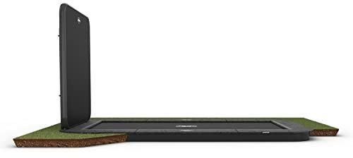 BERG Champion Sport Flatground Trampolin Rechteckig Grau 500 cm mit AeroWall | Airflow Pro | TwinSpring | Qualitätstrampolin, Sporttrampolin, Sicheres Trampolin
