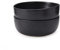 URBANARA Schale Malhou – 6 x 17 cm, Schwarz, 100% Stein Steingut, 2er Set, Schalenset Tafelservice Tafelgeschirr Schüssel Camping Outdoor Essgeschirr Kombiservice Picknickgeschirr Ramen Bowl