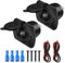 Zócalo del Encendedor de Cigarrillos Toma mechero 12v Enchufe mechero DC 12V/24V con Cable de conexión,para Boat Motorbike Ca (2PCS)