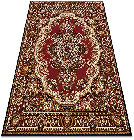 rugsx Teppich BCF Morad WIOSNA Ornament, klassisch, Teppich für Wohnzimmer, Zimmer, Schlafzimmer - weinrot 200x300 cm
