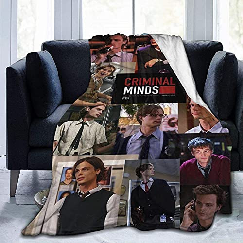 YINGD Matthew Graue Gubler-Decke Crimil MindsSpencer Reid Überwurfdecke Flanelldecken für Couch, Bett, Wohnzimmer