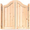 MegLob Vorgefertigte Innenpersonen, Swing Café -Türen, Holz Salon -Türen, Zauntor, H 90 cm, Auto Close Bar/Küche/Terrasse/Emporium,W 110cm*h 90cm