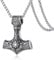 WESTMIAJW Mens Viking Necklace Norse Thors Hammer Pendant Necklaces Nordic Viking Amulet Jewellery for Men 60cm