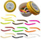 Libra Lures Starter Box Probierbox Fatty D Worm - Larva - Dying Worm - Kukolka Käse (Probierbox Fatty D Worm 65mm)