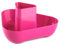 Zeal Corner Sink Tidy Organiser, Compact Cutlery Utensil Drainer Caddy Rack, Hot Pink