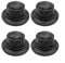 Eawfgtuw Fan Blade Screw Fixing Parts Nut Covers,Fan Lock Nut Fan Fixed Nut Cap Fan Nut Cover,Electric Fan Accessories Fixed Nut Table Fan Wall Fan Blade Nut(black)