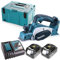 Makita DKP180 LXT 18V Li-Ion 82mm Planer with 2 x 3Ah Batteries, Charger & Case