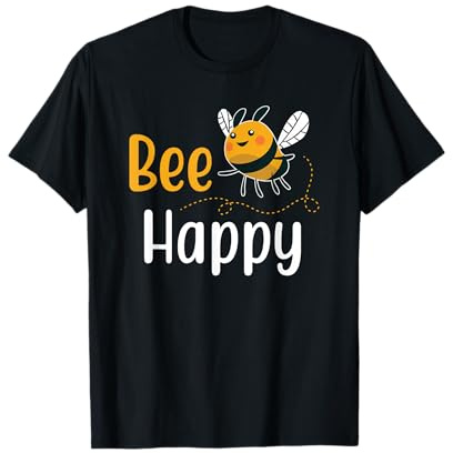 Apicoltore Bee Happy Honeycomb Beekeeping Maglietta