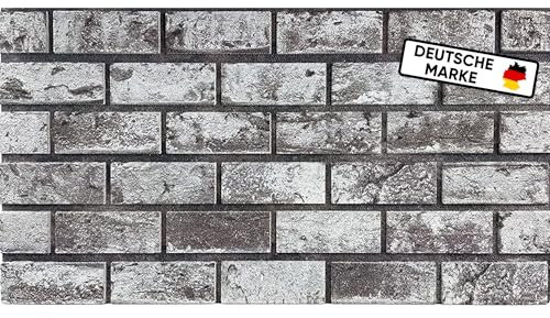AS Country Stone - Wandpaneele Steinoptik - 3D Effekt - Wandverkleidung Steinoptik für Küche, Wohnzimmer, Innen- und Außenbereich - Steinoptik Styropor - 3D Wandpaneele - Akustikpaneele | ST440 |