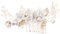 Peignes De Mariage Pour De La Mariée Peigne à Cheveux Fleuri Clips De Peigne De Côté De Cheveux De Fleur Peigne à Cheveux De Mariage or Cristal Mode Blanche Demoiselle D'honneur