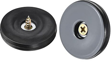 sourcing map 38mm Furniture Feet Slider Glides Screw-in Chair Leg Protector Pads PTFE 12pcs