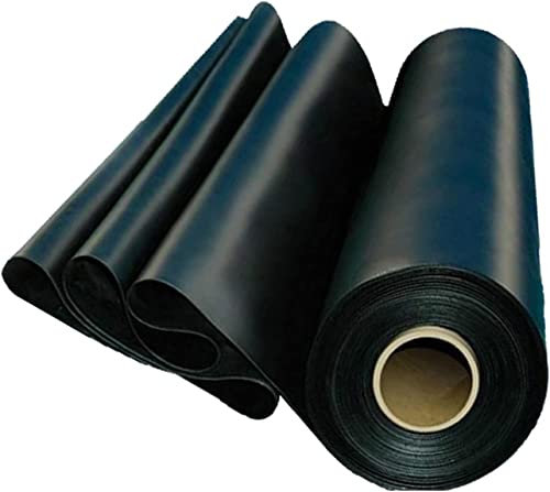 Bâches pour Bassin Doublure D'étang Noir Membrane de Jardin pour Piscine Épaisseur 0.4mm Peaux D'étang Liner pour Les Les fontaines de Jardin,Les Cascades et Les Jardins aquati (1× 3m)