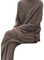 Sawmew Frauen 2-teiliges Pullover-Set, Gestrickter Winterpullover, Gestricktes Oberteil, Warmes Sweatshirt, Sportpullover Weites Bein, Hose Winter Set, Sportbekleidung (Color : Brown, Size : L)