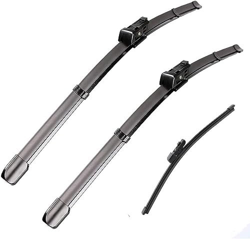 FOXZY Auto Scheibenwischer für Cupra Formentor 2020 2021 2022 2023 VZ5, Frontscheibenwischer Ganzjahre Sreinigung Staubdichter Klare Sicht Qualität Zubehör,LHD-Front Rear