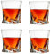 kumini 4er Set, Whiskeyglas, Trinkglas, Glas, Schnapsglas, Scotchglas, Burbonglas, Kristallglas, old fashioned, 300ml, mit GESCHENKVERPACKUNG