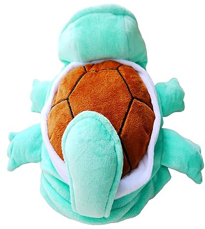YARNOW Schildkröten-Outfit Für Haustiere – Kostüm Für Hunde Und Katzen – Stilvolles Schildkrötenmuster – Weiche Baumwolle – Leicht Zu Tragen – Größe Xs