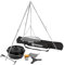 Petromax Dreibein-Set mit Dutch Oven inkl. Zubehör, Set aus Dreibein, Dutch Oven, Dreibein Tasche, Hänge-Grillsrost, Deckelheber, Ringreiniger, Pflegepast und Silikonuntersetzer
